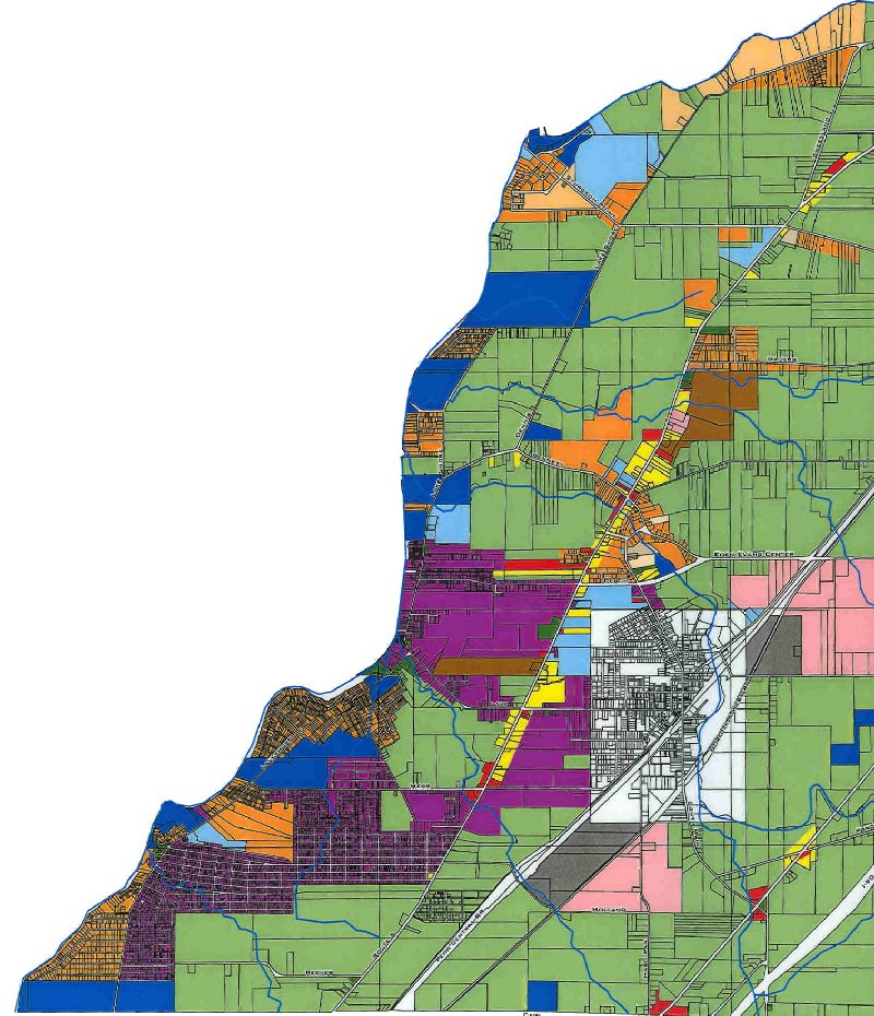 Town of Evans Zoning Map East Side